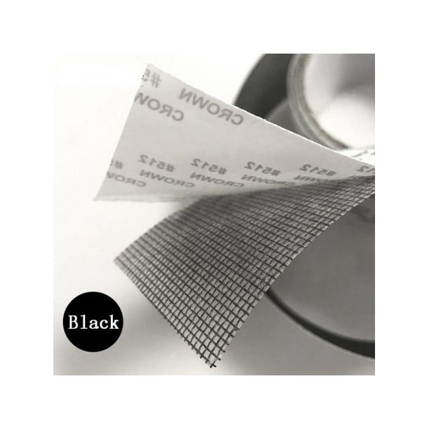 Window Door Screen Patch Repair Tape Mesh Window Hole T0E4 Black/Gray H0E5 Window Door Screen Patch Repair Tape Mesh Window Hole T0E4 Black/Gray H0E5